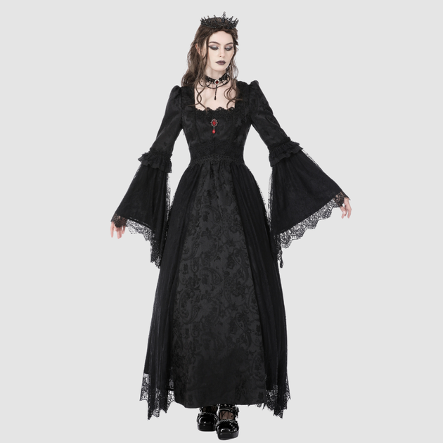 black long sleeve open back dress Backless Midi Ramadan & Eid 2026 Edit 2 Midnight Marie Dress - Core Colors:Mid Sand Gingham Twisted knot detail