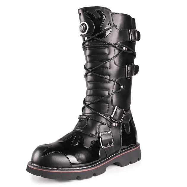 Witch Gothic Men's High Top Shoes