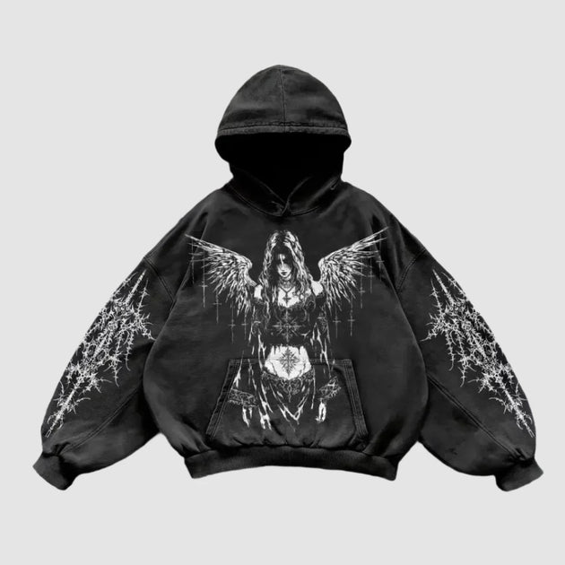 Black Gothic Witch Men's Sweatshirt