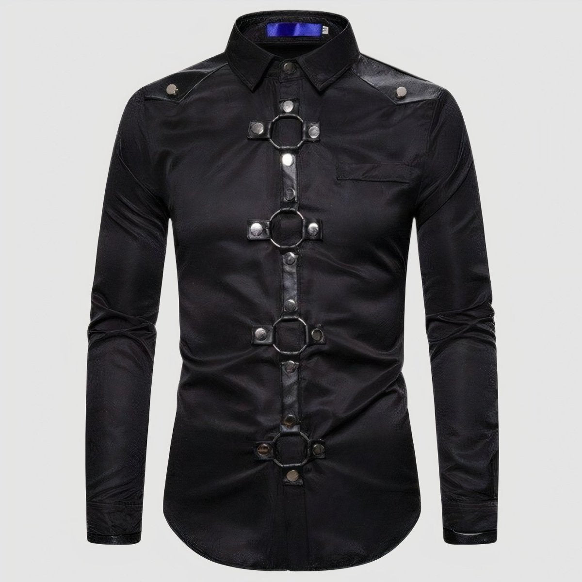 goth dress shirt Dark Dungeon Victorian Goth Shirt 2XL Goth mens tops Devil Fashion