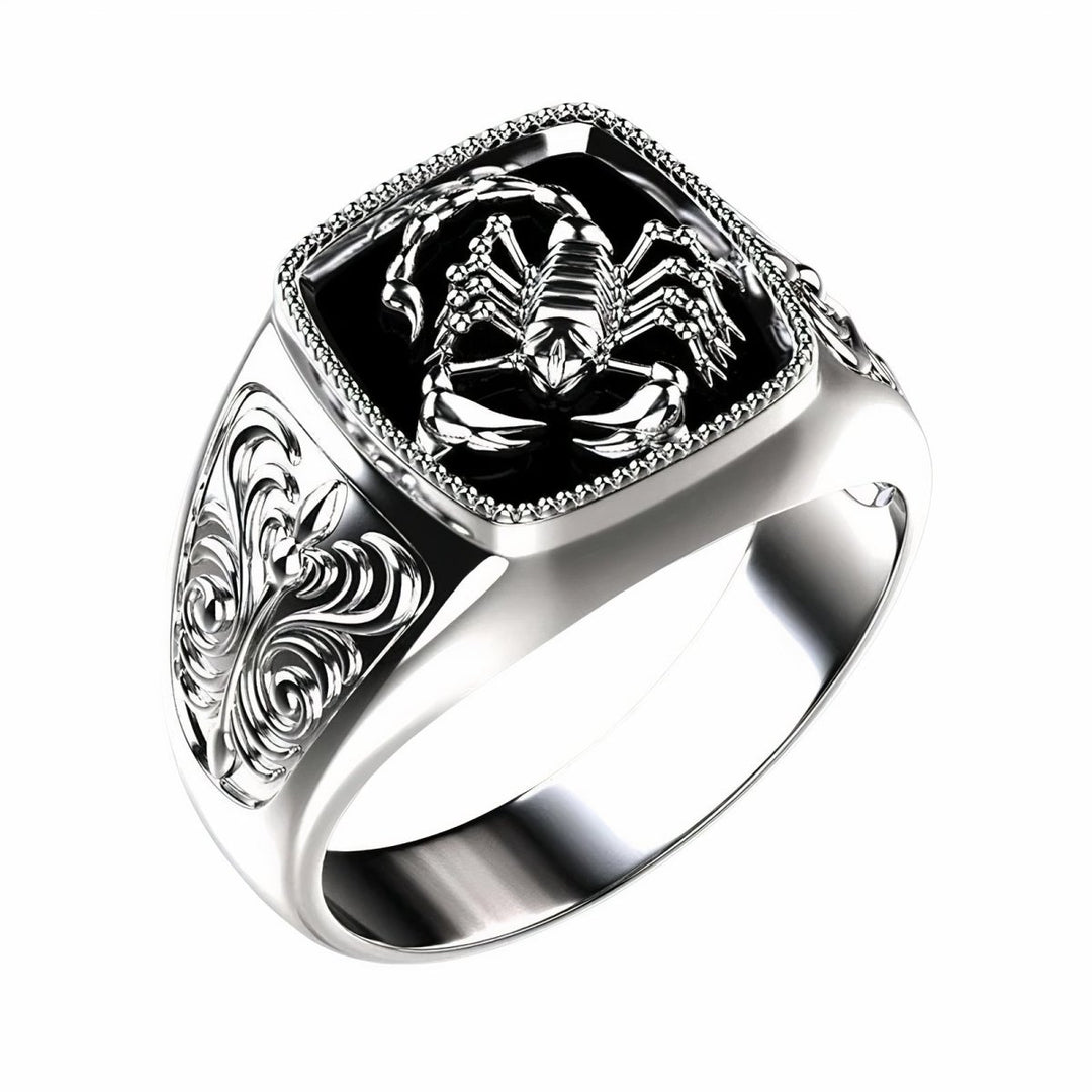 Royal Scorpion Ring - Silver Gothic | Castle Gothic