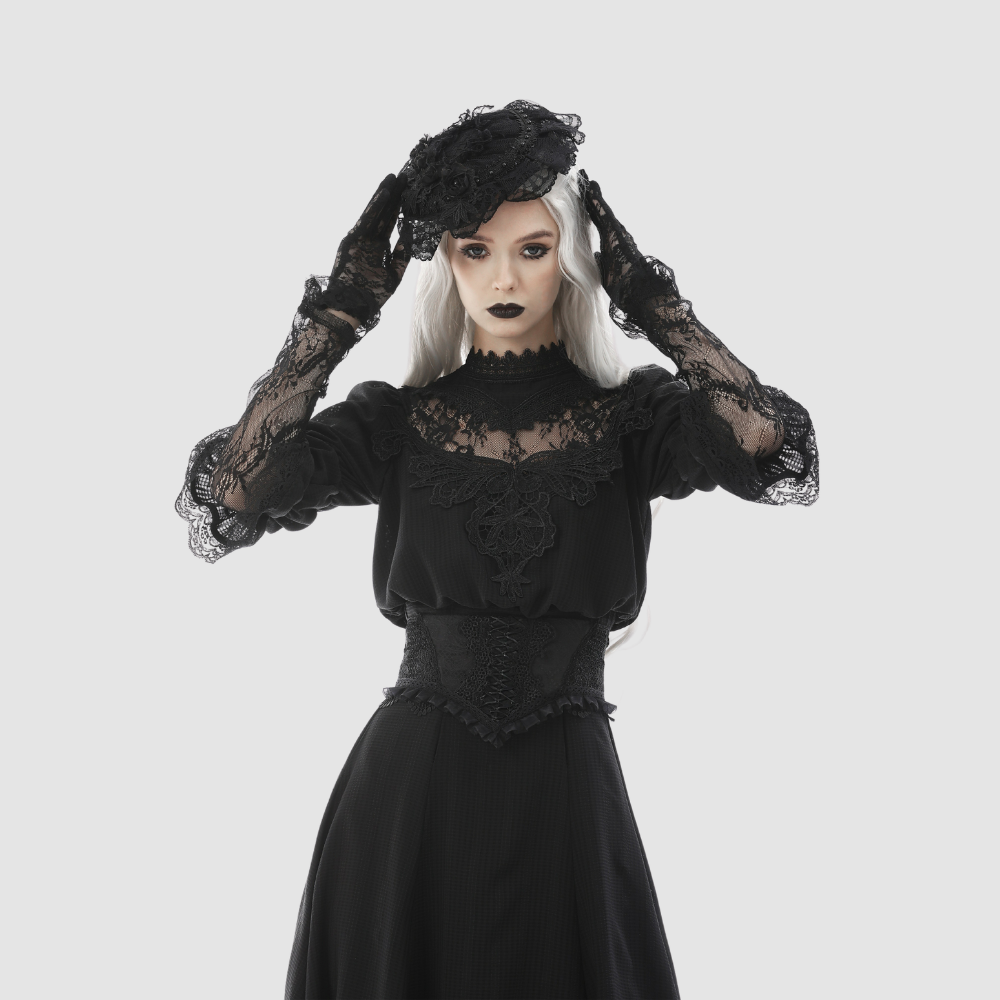 black victorian corset dress Victorian-Inspired Gothic Purple and Black Lace Ball Gown with Corset Bodice Layered Satin Evening Dress Plus Size