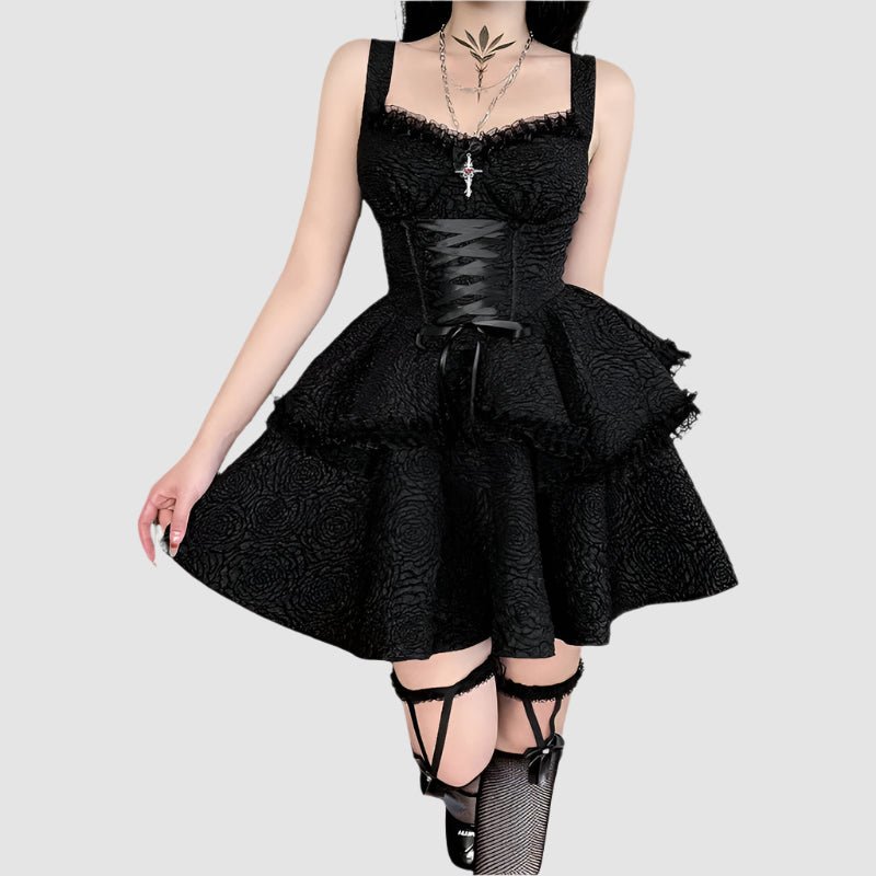 goth dress corset Gothic queen corset dress – Cutiekill