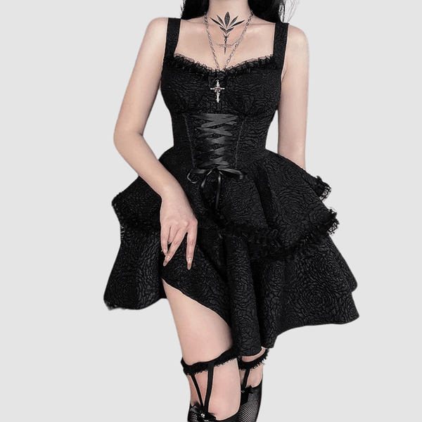 goth black lace dress Gothic unavailable_online iron on low heat Plus Size Gothic Ouija Size:44