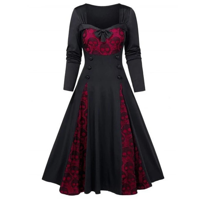 Gothic Dress with Long Sleeves