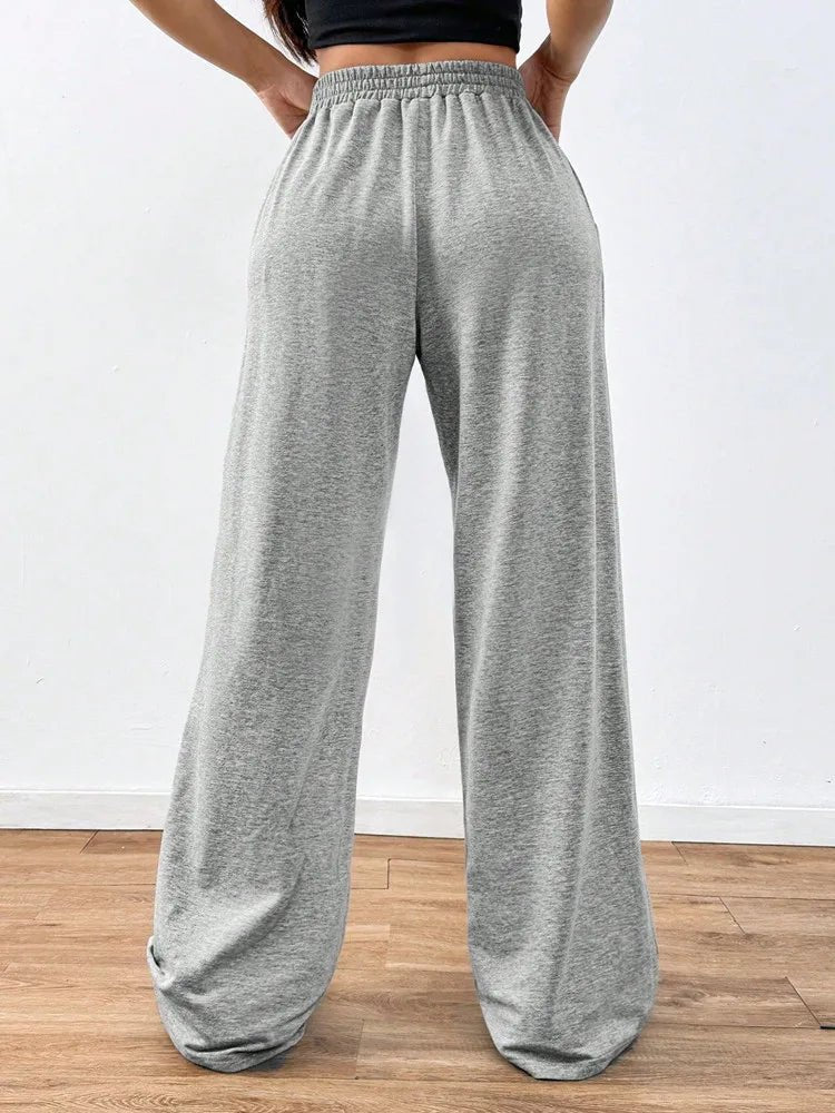 Gray Sweatpants with Skulls and Cards | Castle Gothic